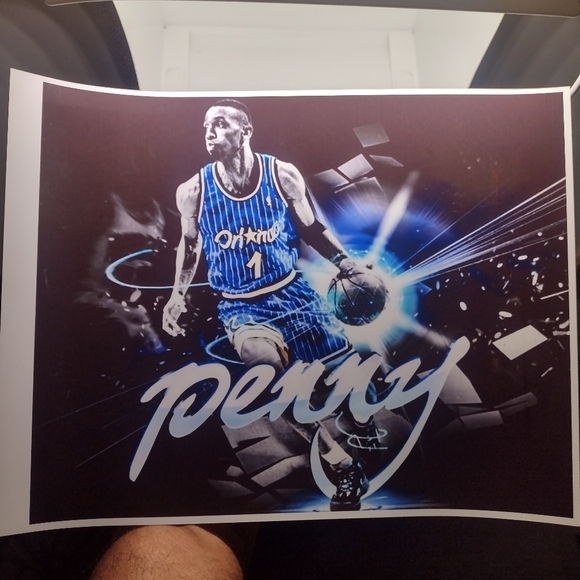NEW PENNY HARDAWAY ORLANDO VINTAGE NBA 8.5x11 REPRINT ULTRA GLOSSY POSTER BUNDLE - Picture 3 of 16